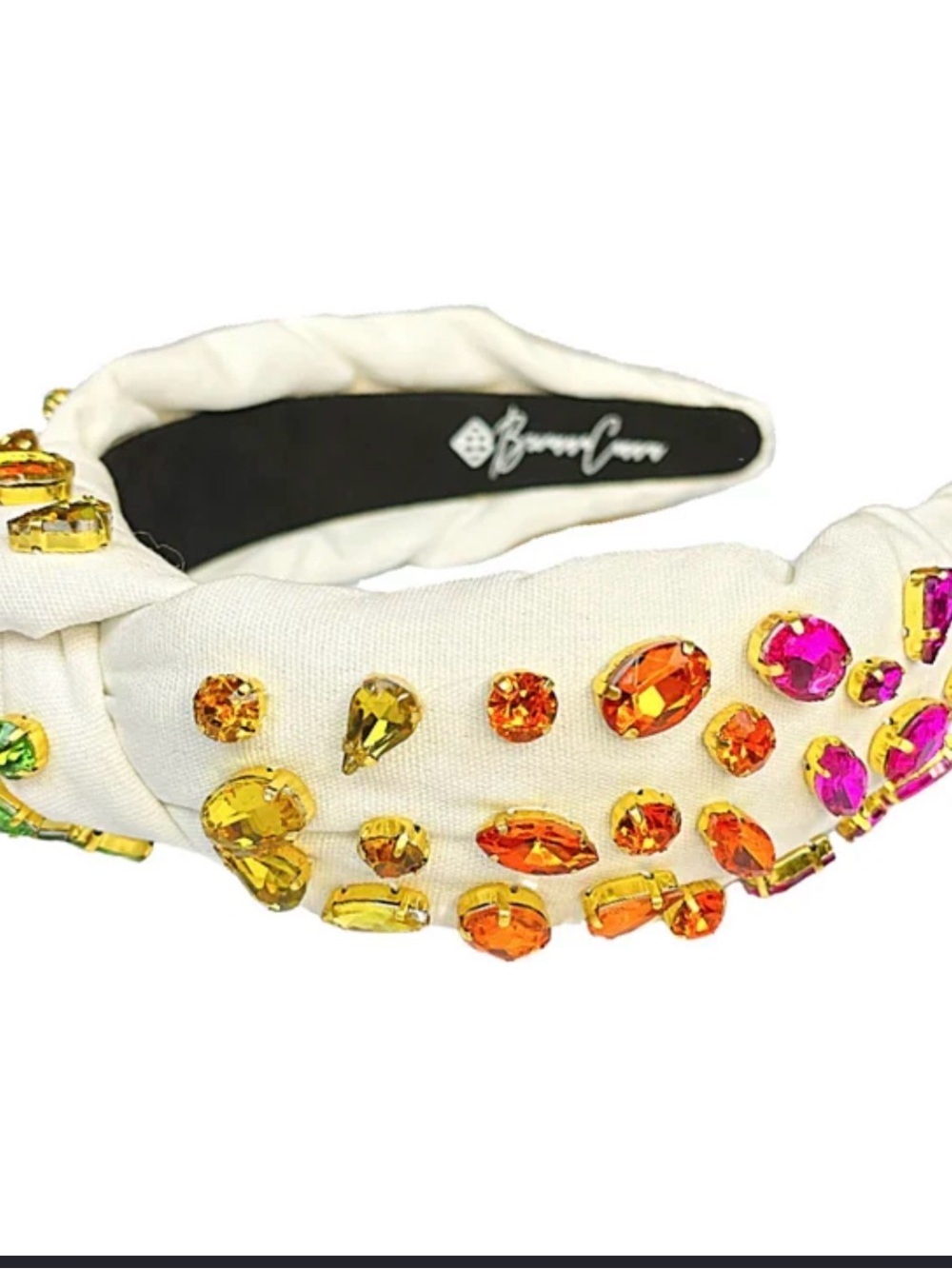 Brianna Cannon Rainbow Jeweled Headband - Multicolor Accent